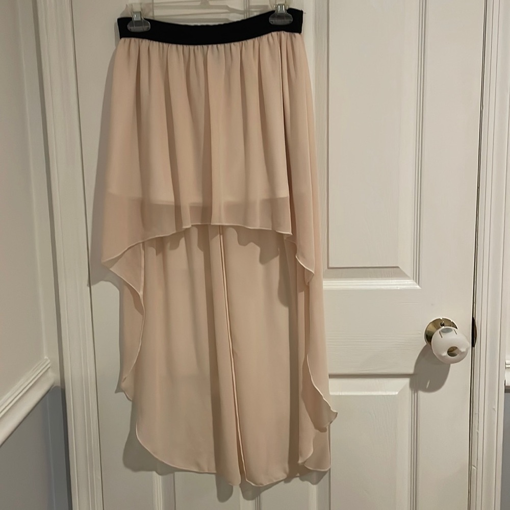 Sheer Hi Lo Skirt